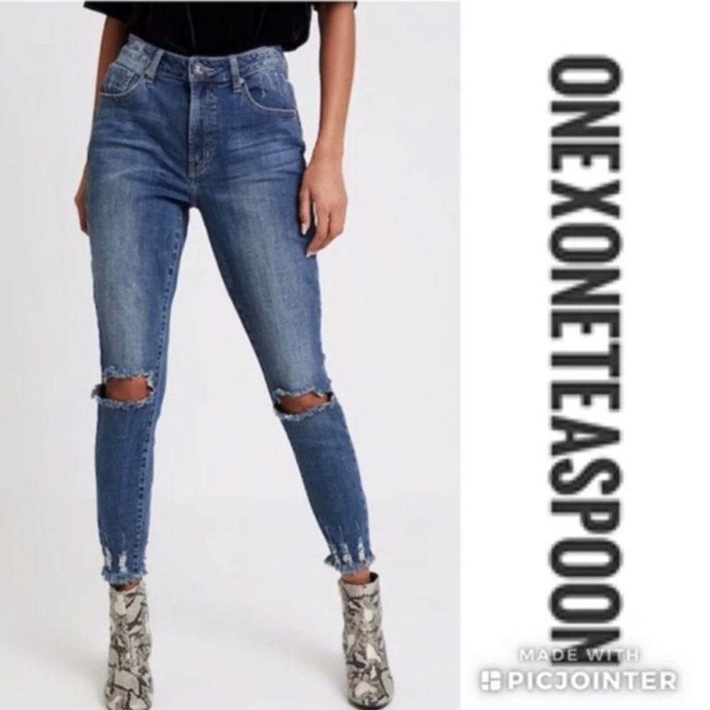 One Teaspoon High Waisted Freebirds II Jeans/ 27